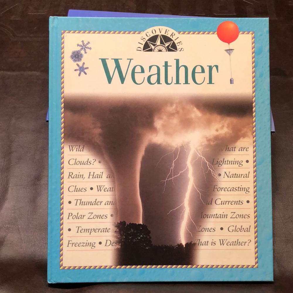 Educational Weather Book for kids.